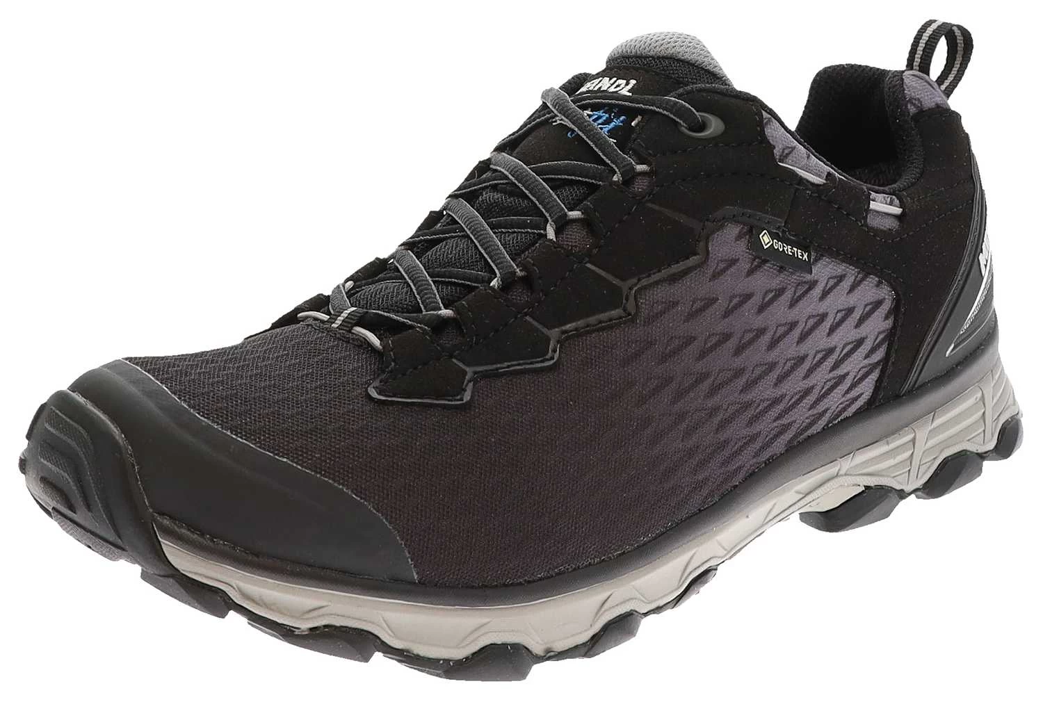 Meindl ACTIVO SPORT GTX Schwarz Silber Herren Hiking Schuhe