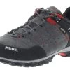 Meindl ONTARIO GTX Anthrazit Rot Herren Hikingschuhe Grau