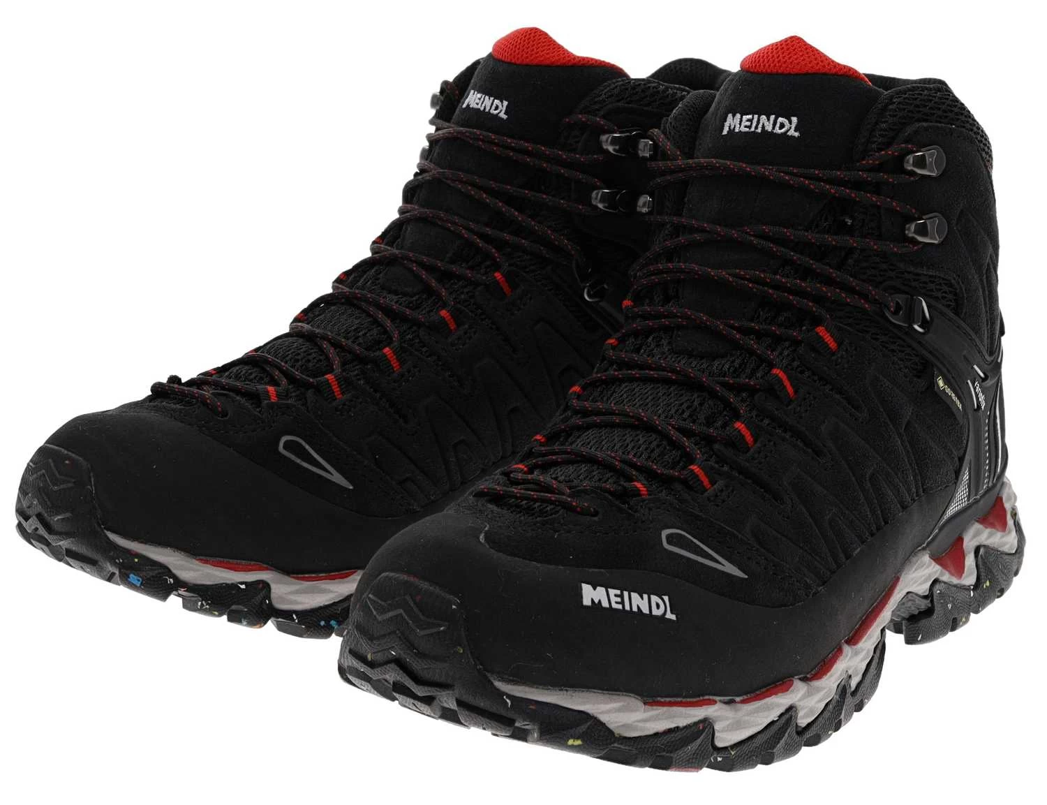 Meindl Lite Hike GTX Schwarz Rot Herren Wanderstiefel