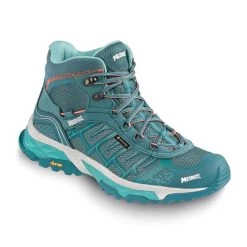 Meindl Finale Lady Mid GTX Damen Wanderschuhe Freizeitschuhe Smaragd-orange