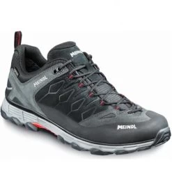 Meindl Lite Trail GTX(R) Herren Trekkingschuhe Trailrunningschuhe Anthrazit-rot