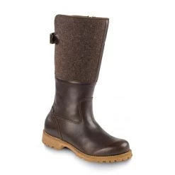 Meindl Lofer Lady GTX Damen Winterstiefel Mit Lammfell Futter Dunkelbraun